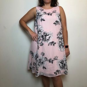 Light Pink Flowered Dress